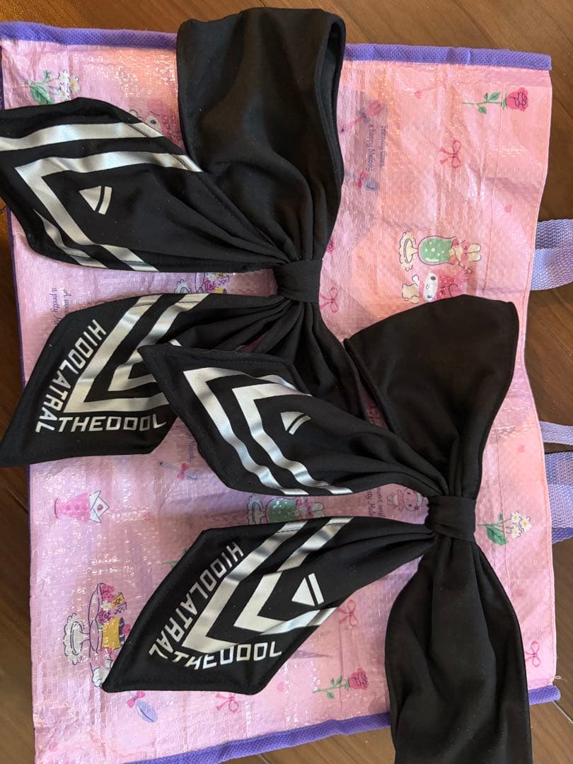 【完売品】CyberJerseyシリーズクソデカリボンクリップ(BLACK)2点