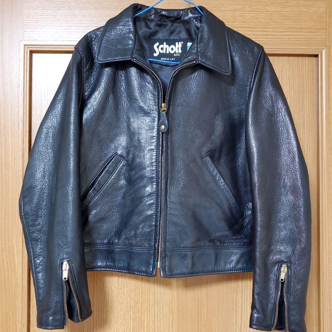 【最終超特価】希少ヴィンテージ usa製 Schott レザージャケット S