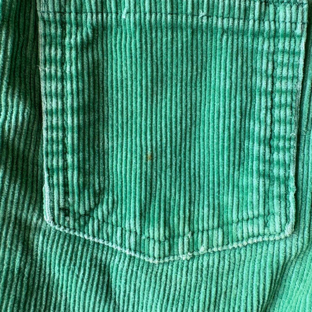 ヴィンテージ　OSHKOSH　緑　コーデュロイ　オーバーオール