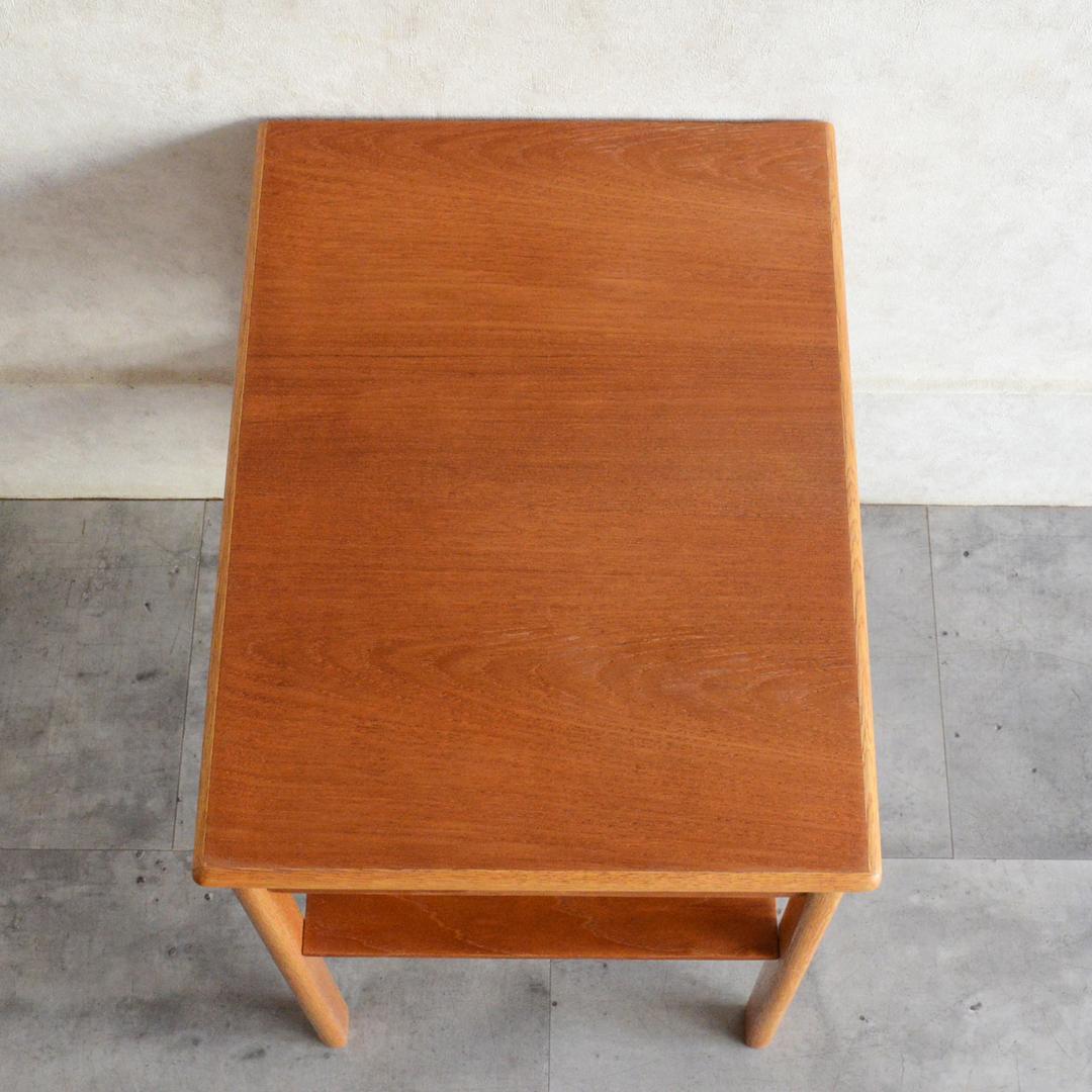 デンマーク 北欧ヴィンテージ チーク サイドテーブル 北欧家具 ナイトテーブル