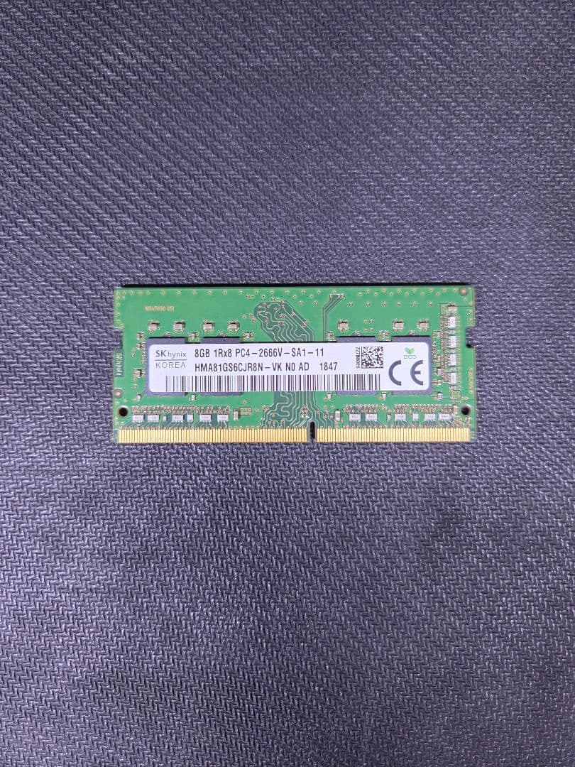 8GB×2 DDR4 メモリ PC4-2666V