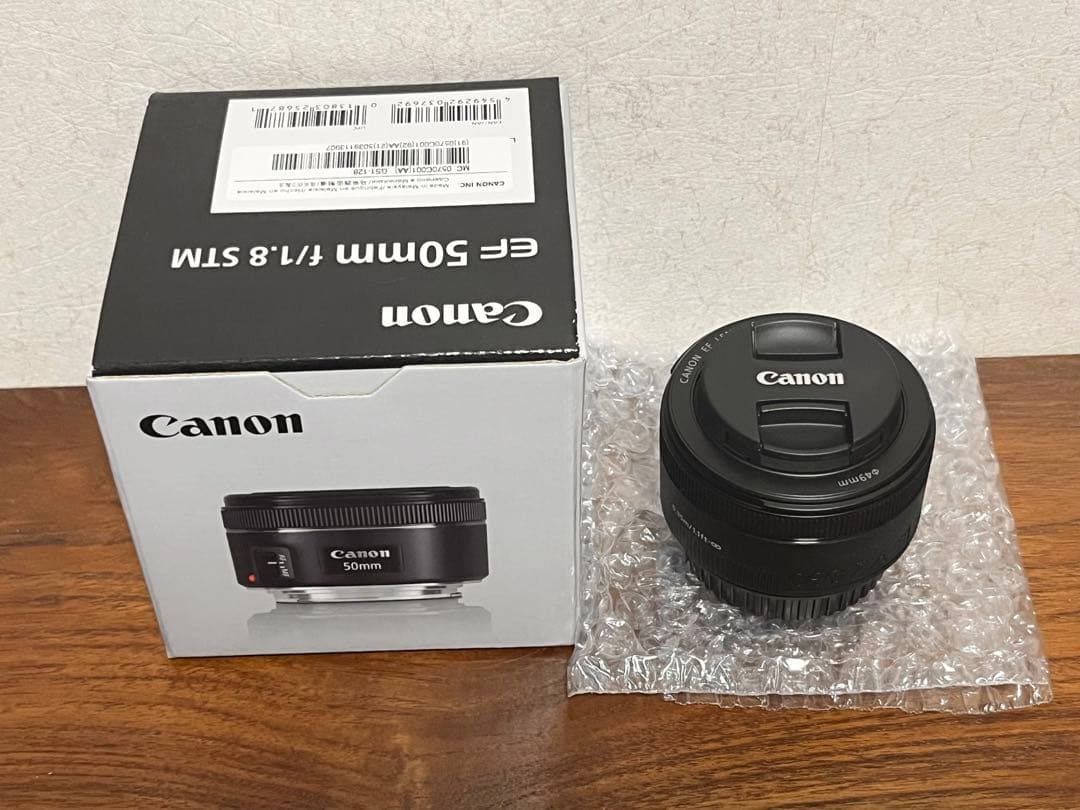 Canon レンズ EF50mm F1.8 STM 保証書あり 新品未使用