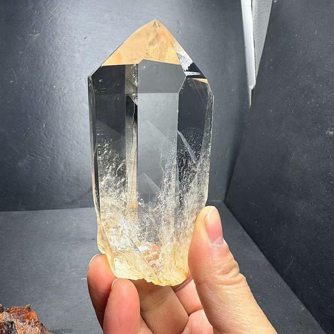 天然石 水晶のポイント　置物YS885G.291