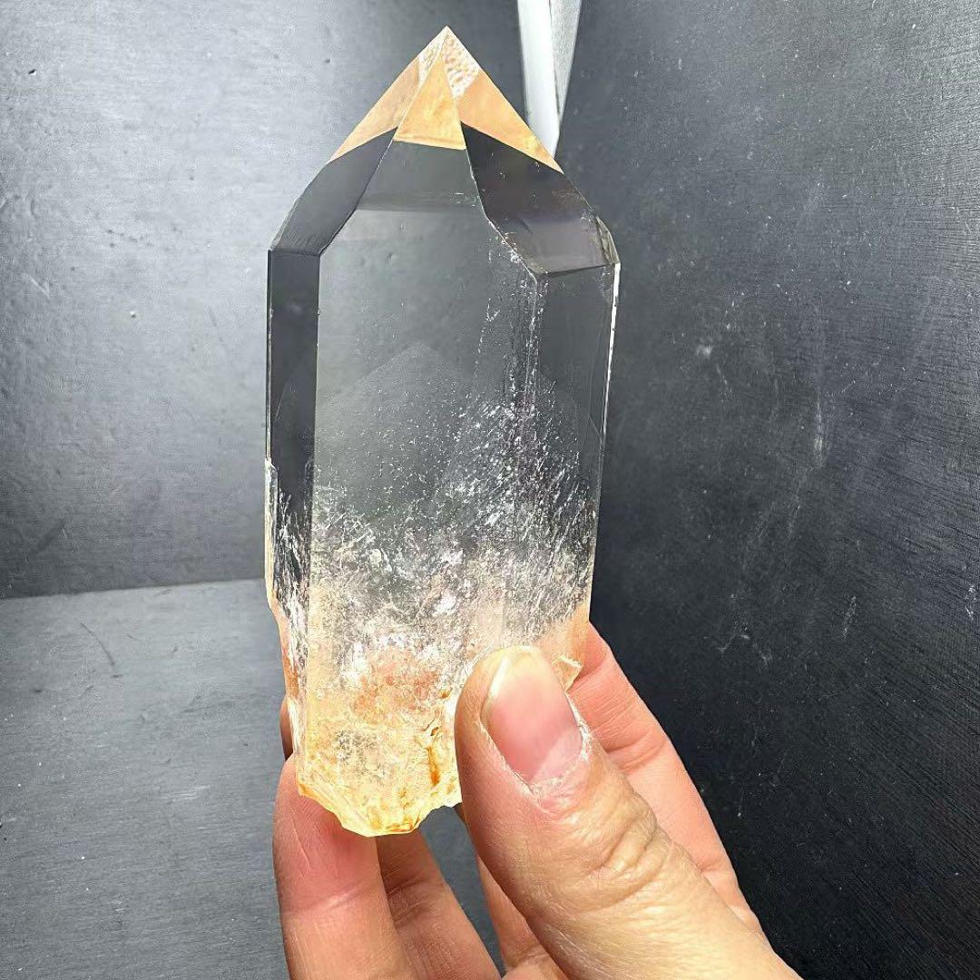 天然石 水晶のポイント　置物YS885G.291