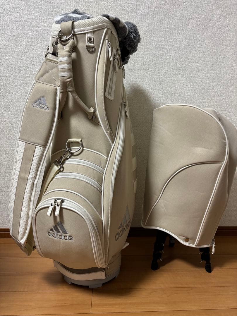 美品 アディダス adidas 軽量 レディース キャディバック 可愛いい