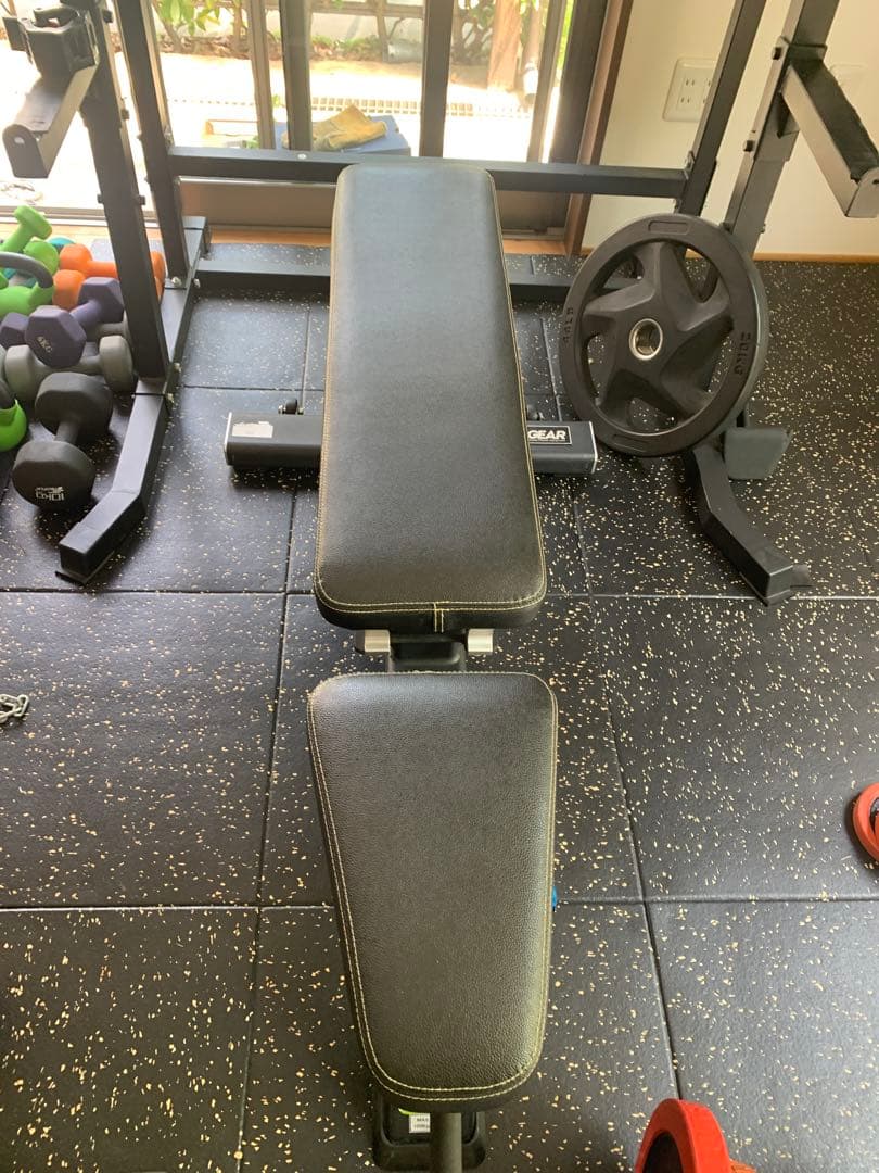 よ*ろ様 ラック、ベンチ、バー、ウエイト、マットのセット