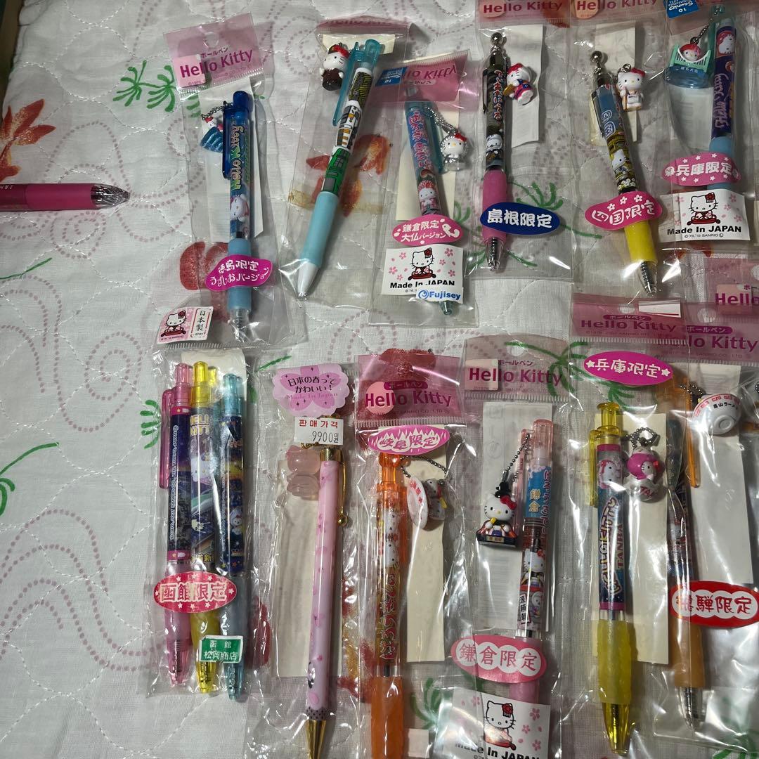 ご当地キティ　ハローキティ　ボールペンまとめ売り　28本