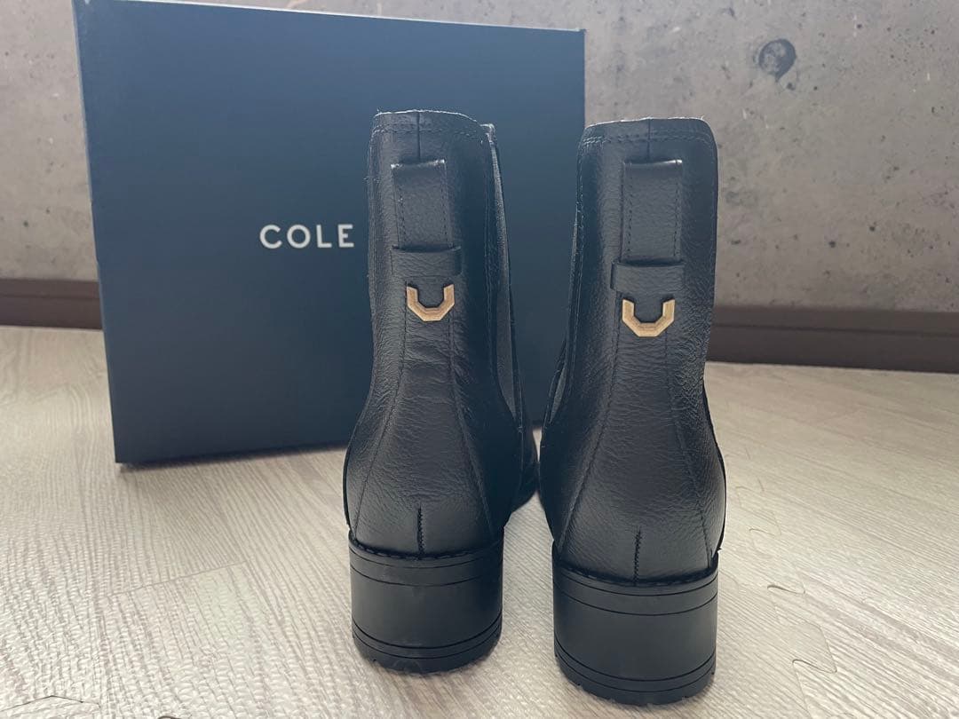 美品　COLE HAAN カメア　サイドゴアブーツ　ウォータープルーフ　サイズ8