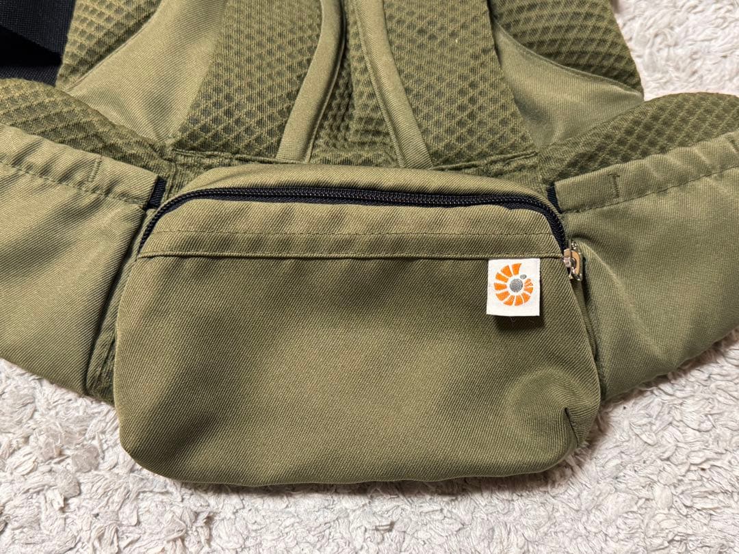 【美品】ergobaby OMNI Breeze 抱っこ紐 オリーブグリーン