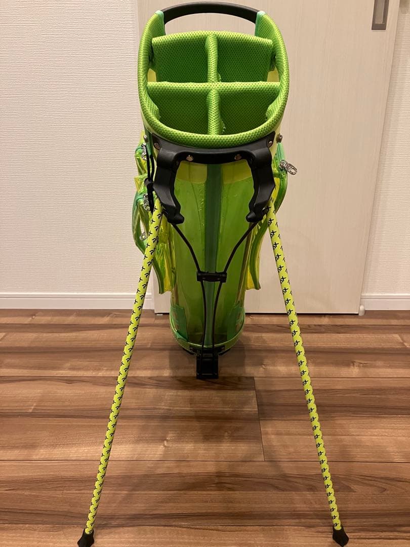 リンクス PAX パクス キャディバッグ スケルトン イエロー