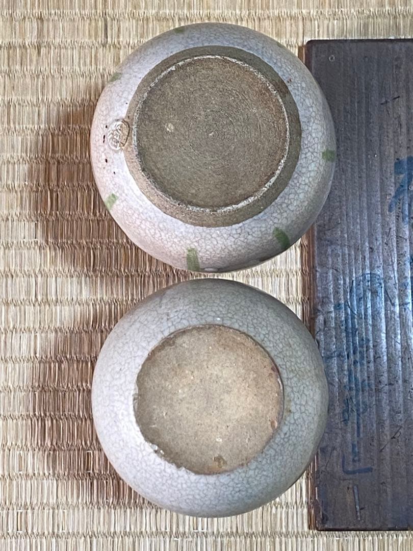 ♦永楽善五郎 光琳模様 徳利一対 共箱 江戸天保年間〜明治時代 京焼