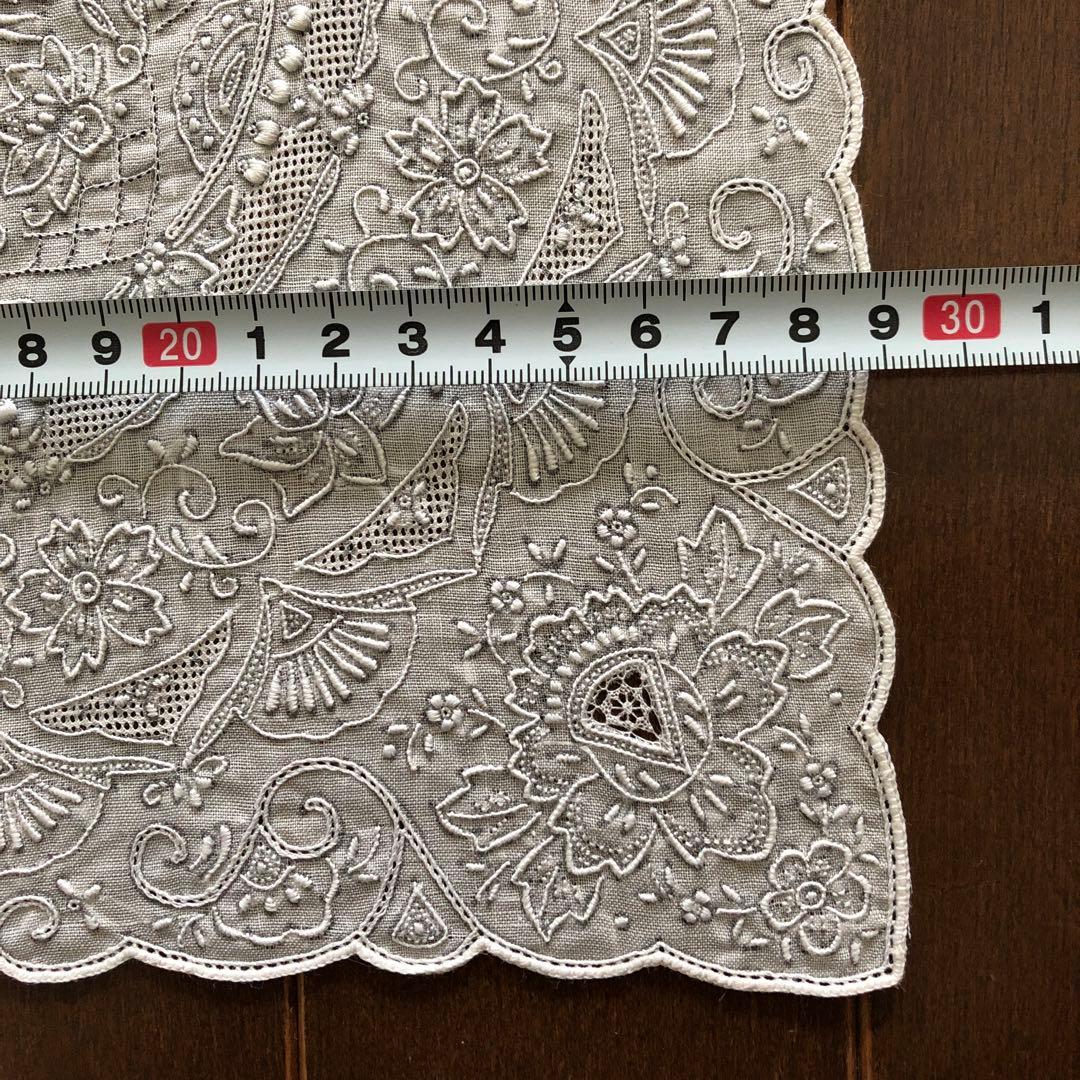 未使用　SWATOW ハンカチ　鳳凰　汕頭　手刺繍　スワトウ　パッケージなし発送