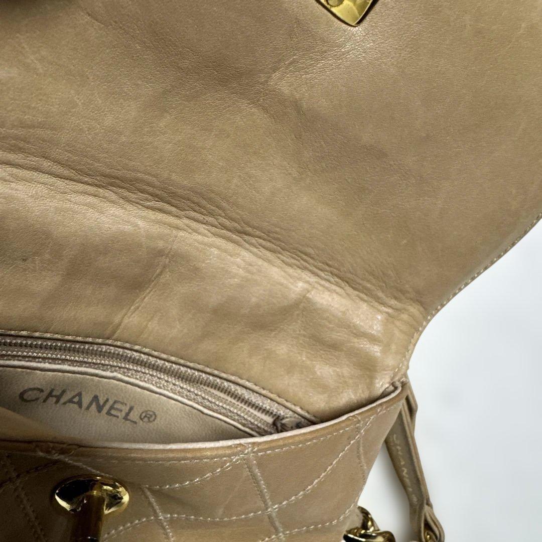 シャネル　ヴィンテージ　ウェストポーチ　ベージュ