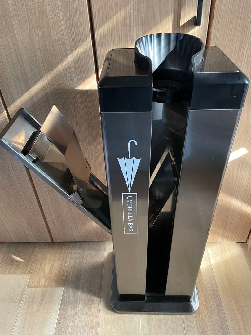 傘袋スタンド 傘ぽん ビニール2000枚 シルバー UMBRELLA BAG