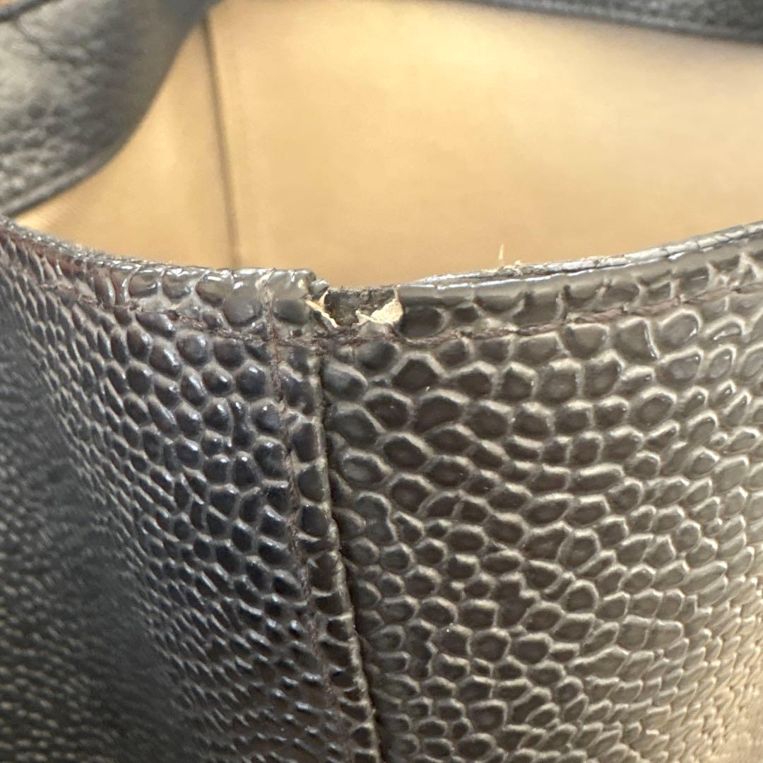 Hervé Chapelier オールブラックトートバッグ　827GGノワール