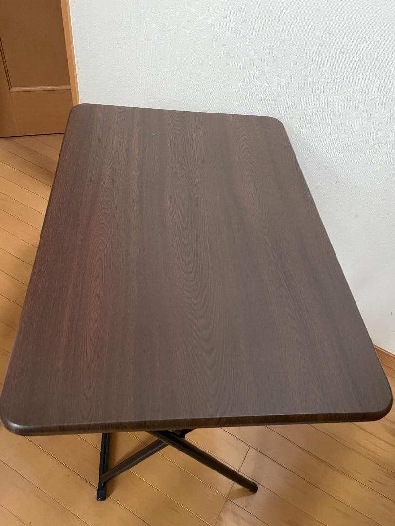 ブラウン 折りたたみデスク 木製 B