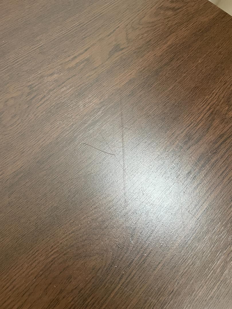 ブラウン 折りたたみデスク 木製 B