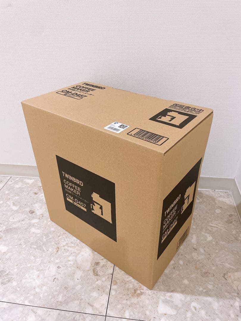 【新品未開封】TWINBIRD 全自動コーヒーメーカー CM-D457 ブラック