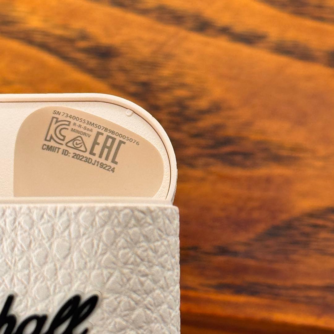 Marshall MINOR IV ワイヤレスイヤホン（クリーム）美品