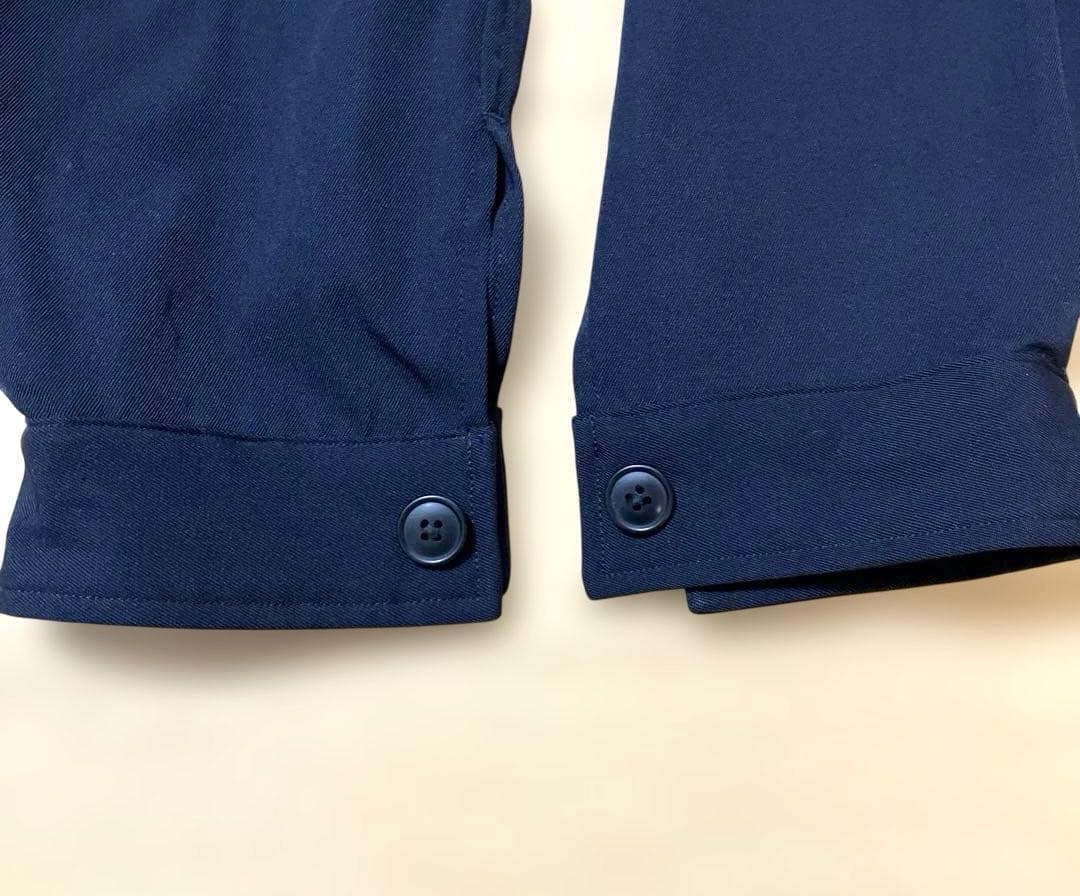 【極美品】名作comoli ウールギャバ オールインワン ネイビー 1 M