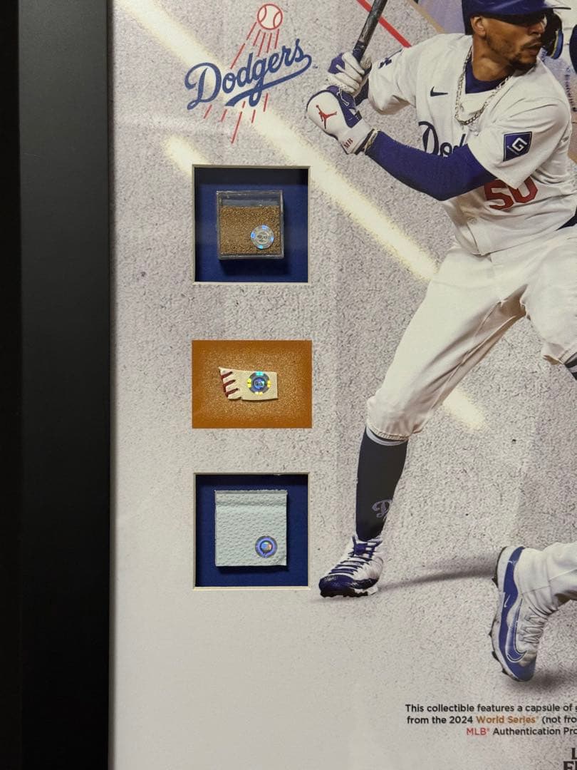 【世界500枚限定】2024年ドジャース WS優勝記念フォトパネル　実使用ボール