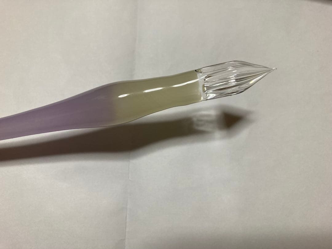 aun ガラスペン　灯すライトパープル　未使用品