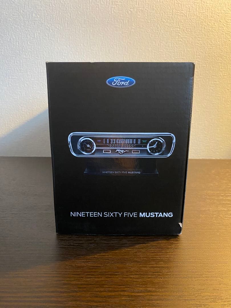 1965 Ford マスタング 時計 温湿度計付き アメリカン雑貨 アメ車
