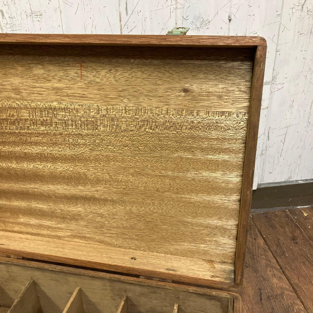 A-3 昭和レトロ サッポロビール 木製 運搬箱 リボンシトロン リボンオレンジ