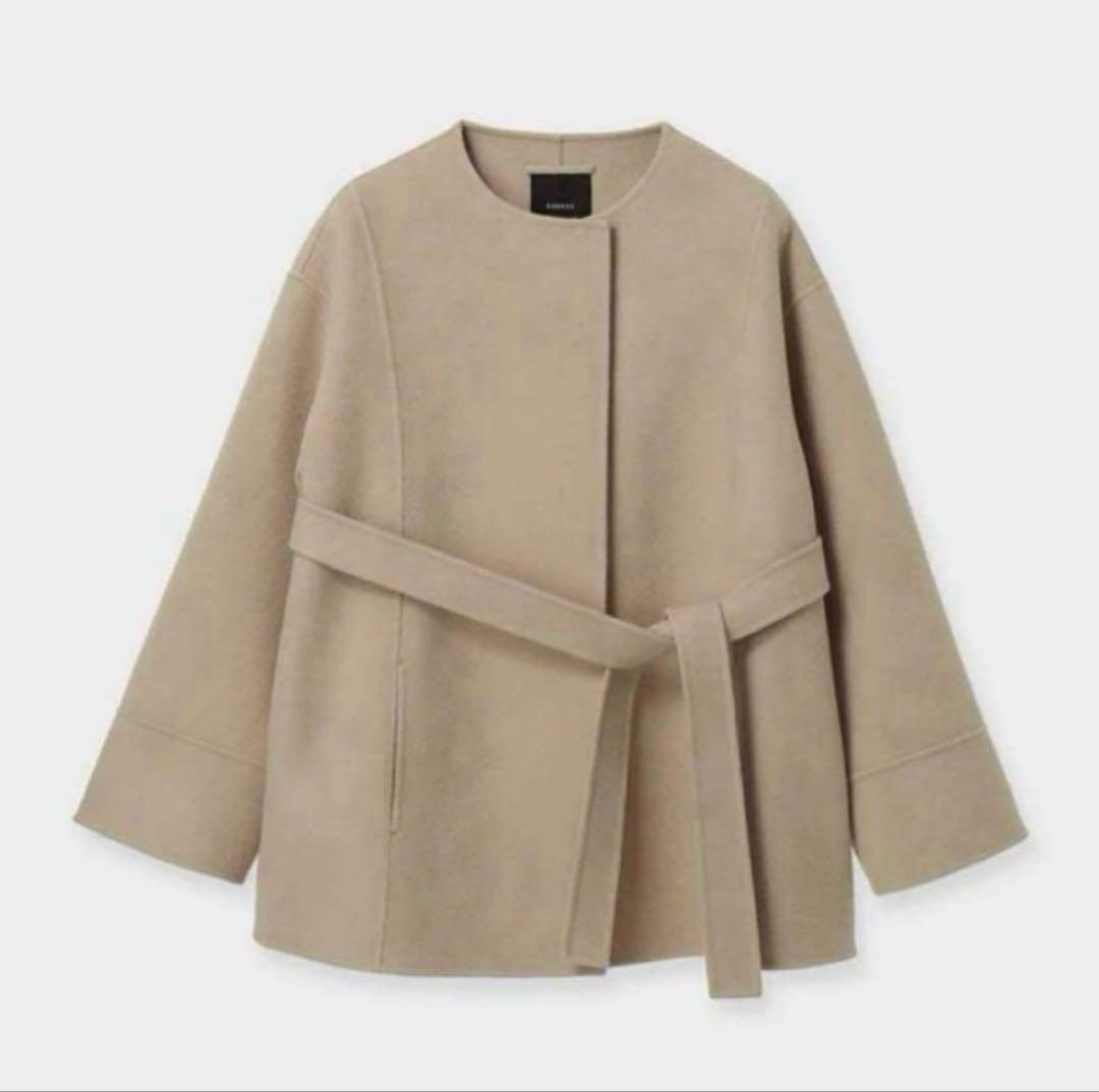 アニュアンス リバーウールミドルマフラーコート
