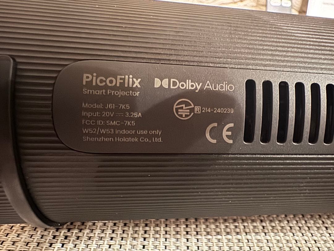 【美品】JMGO PicoFlix モバイルプロジェクター※数回のみ使用