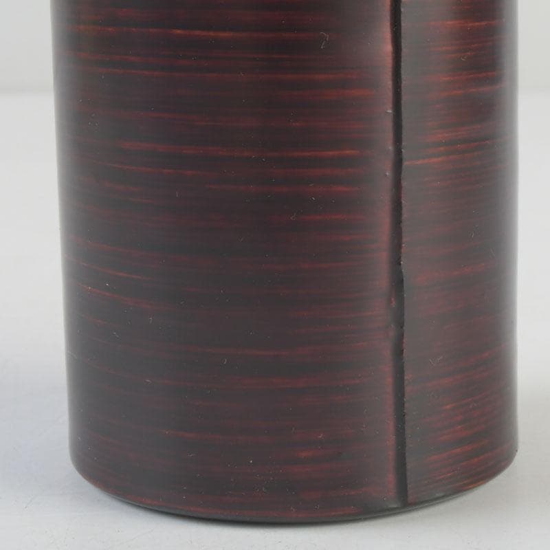 茶道具　塗師　手塚隆作　桧小筒　金輪寺棗　共布共箱　V　9895