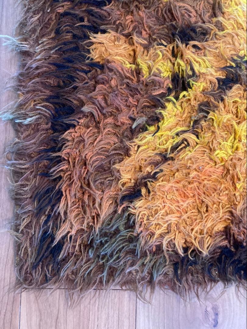 シャギーラグ ヴィンテージ イギリス 135x190cm