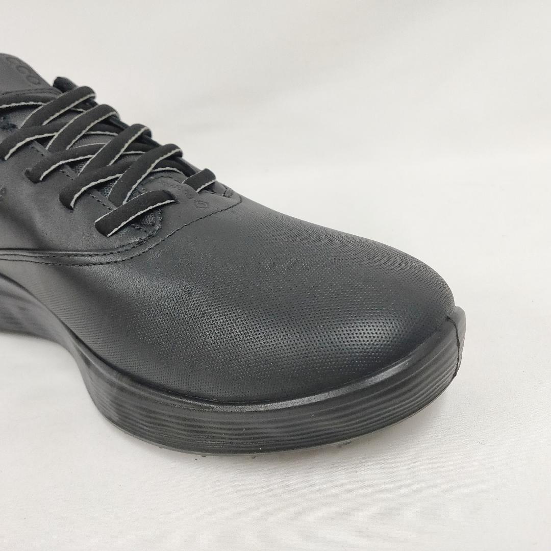 ○★新品未使用 エコー エススリー ゴアテックスゴルフシューズ ブラック25cm