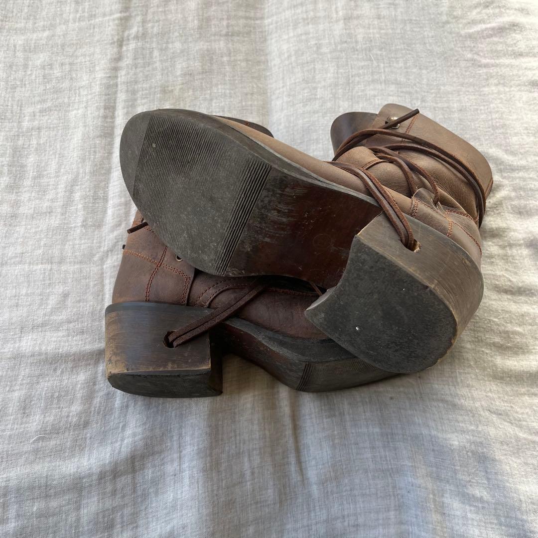 靴 UNKNOWN race-up boots