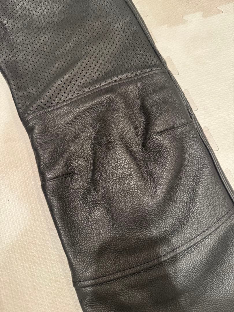 KADOYA カドヤ レザーパンツ 革パン パンチング ブラック Mサイズ