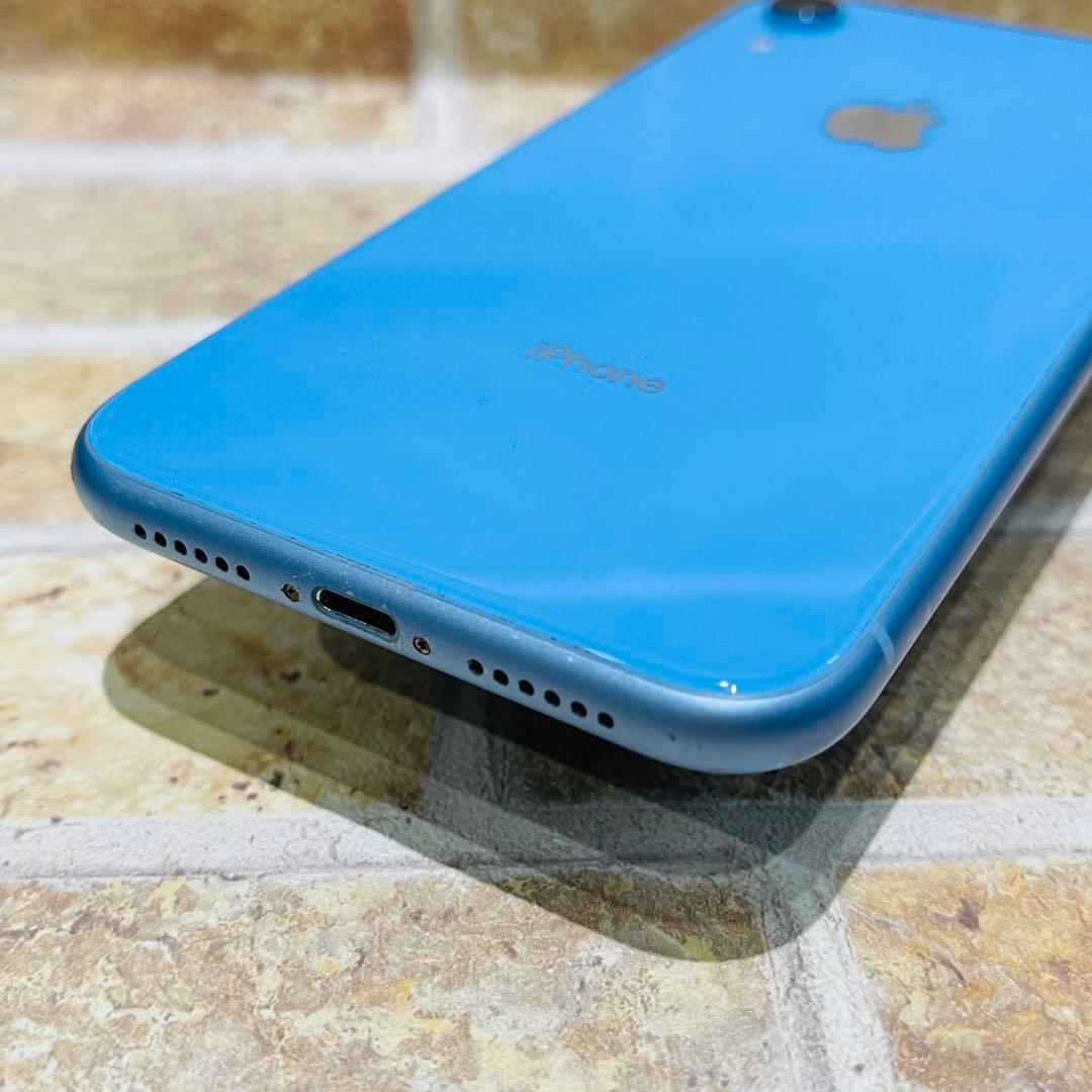 SIMフリー iPhoneXR 64GB ブルー 電池良好