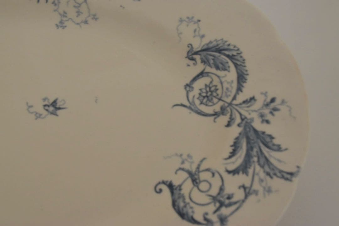 GIEN RINCEAUX ジアン オーバル皿 ランソー フランスアンティーク