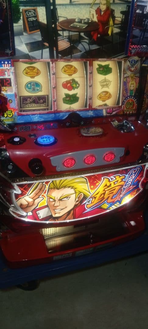 送料込　パチスロ　実機　大都技研　アメリカン番長　HEY 鏡 不要機　鍵付