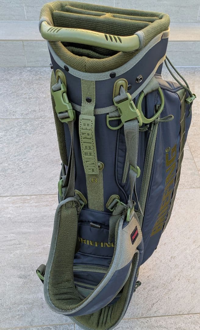 限定品/美品　Briefing/ブリーフィングキャディバッグ　レンジャーグリーン