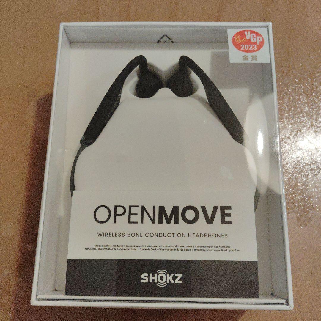 新品　SHOKZ OpenMove ワイヤレス骨伝導ヘッドフォン グレー
