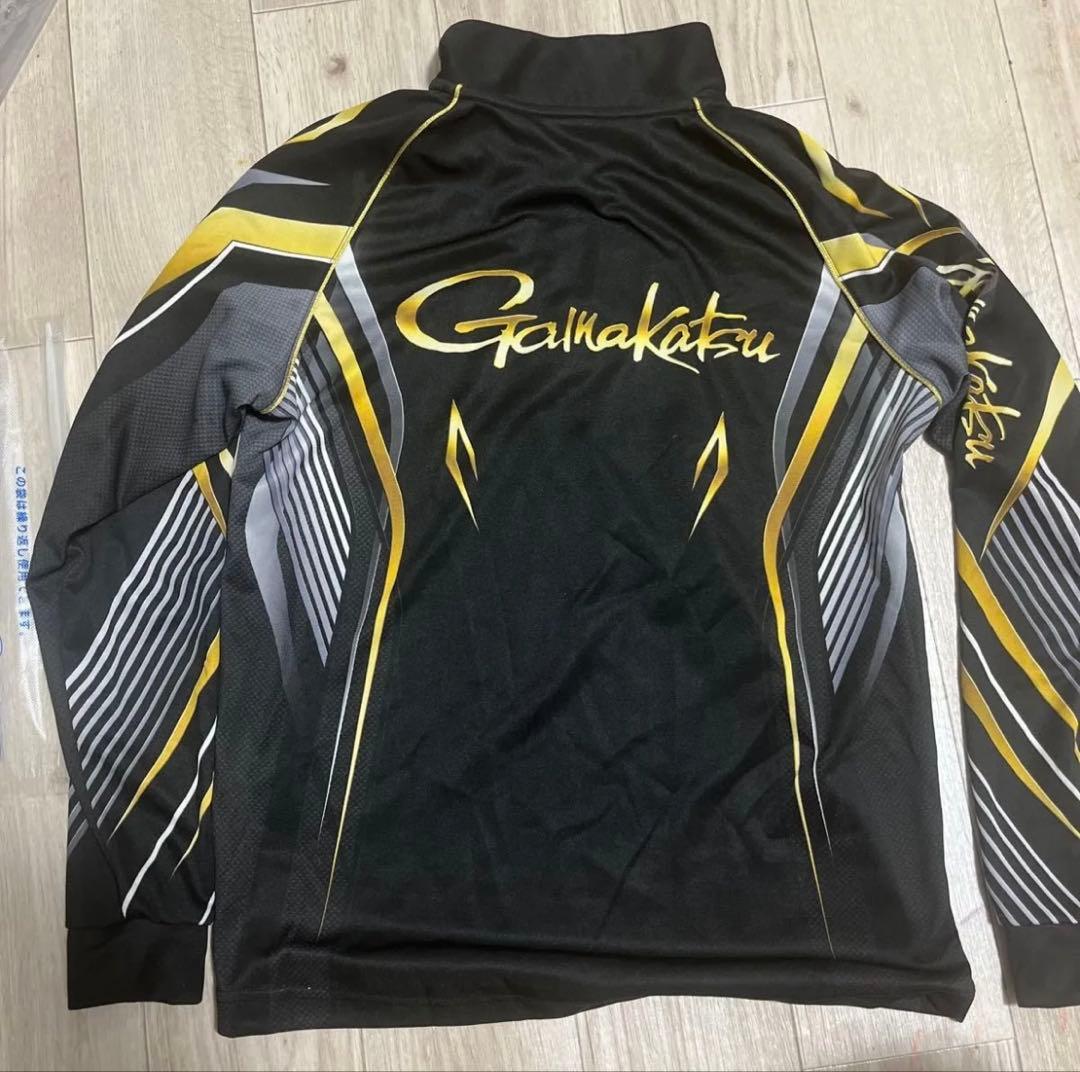がまかつ　2wayプリントジップシャツ　Mサイズ　美品