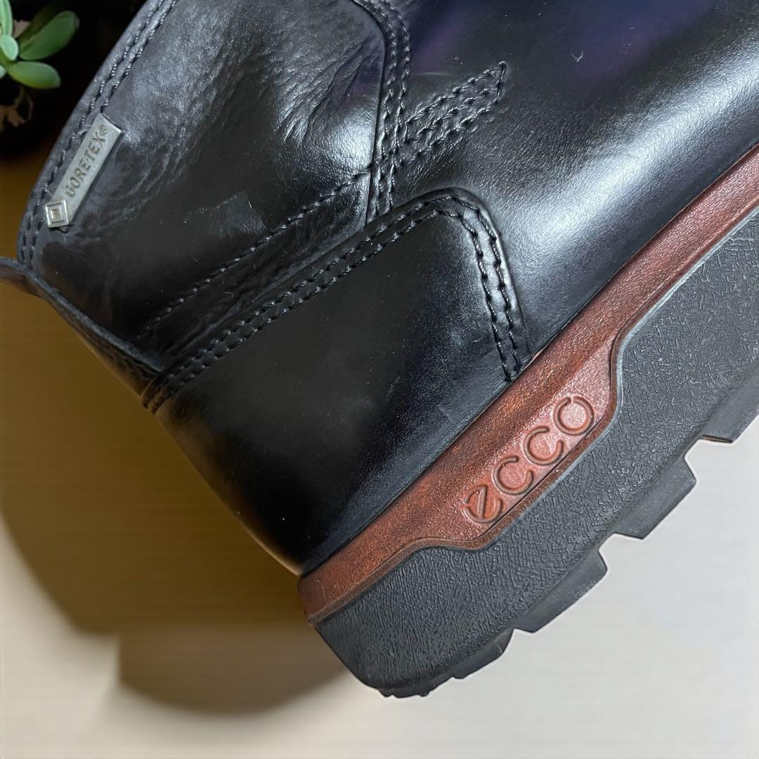 eccoブーツ GORETEX WHISTLER メンズ 本革 黒 40