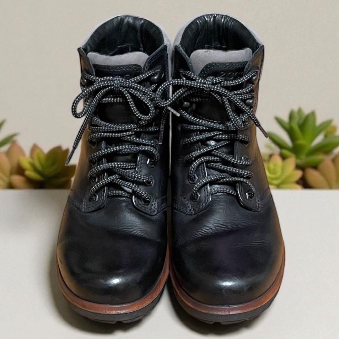 eccoブーツ GORETEX WHISTLER メンズ 本革 黒 40