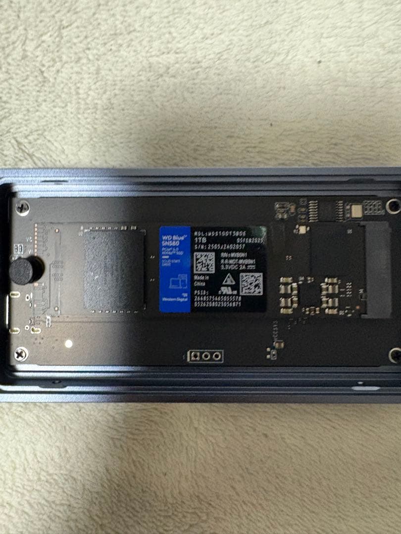 ACASIS M.2SSD外付けケース　WD M.2SSD 1TB