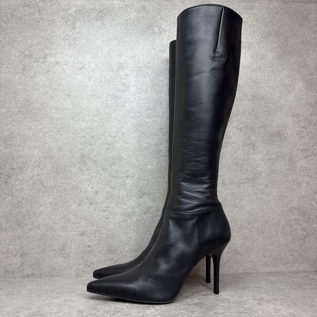 新品！VII XII XXX セブントゥエルブサーティ ポインテッドロングブーツ