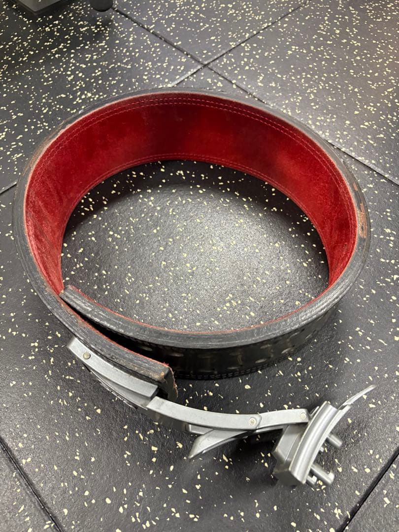 l*a様 SBD パワーベルト 黒/赤 調整可能