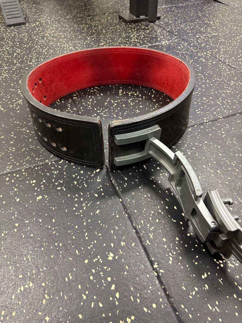 l*a様 SBD パワーベルト 黒/赤 調整可能
