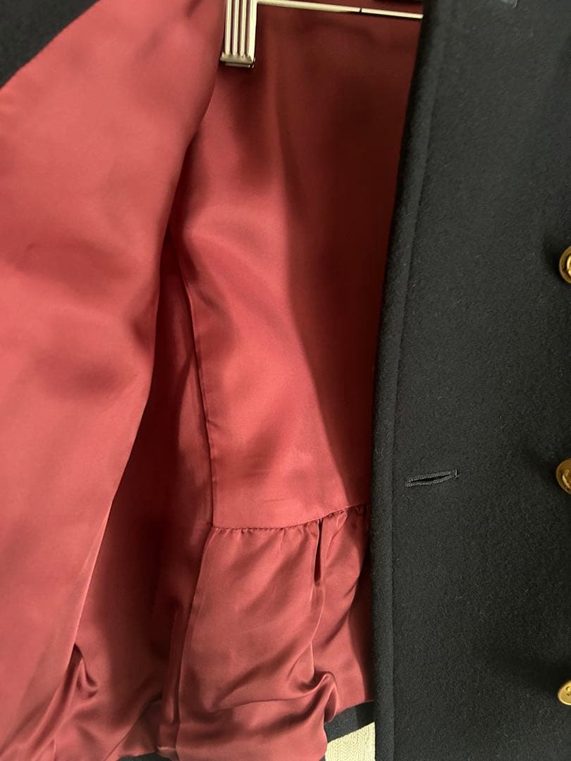 美品ジェーンマープル ラムメルトンショートコート