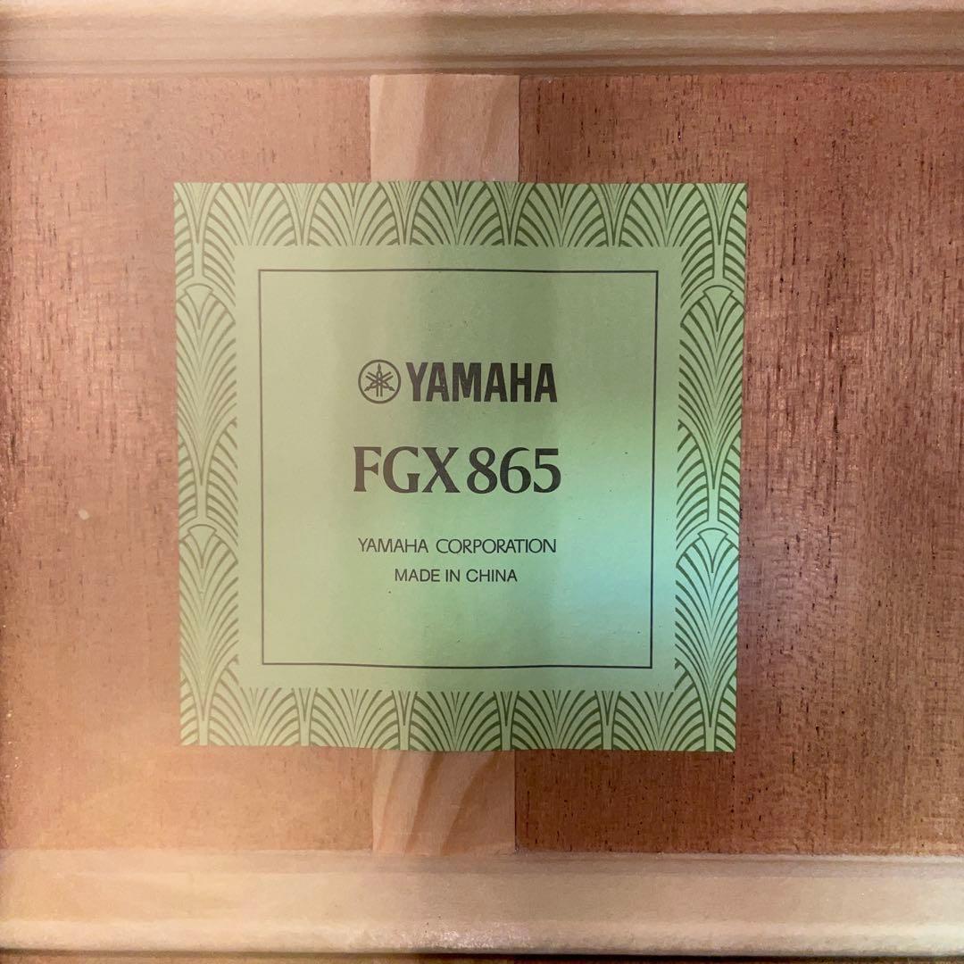 ヤマハ　FGX865 エレアコギター　DR弦付き