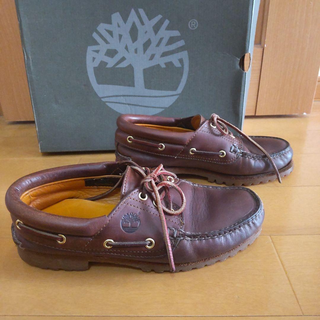 【ケア済・値下げ可】Timberland 3eye ブラウン